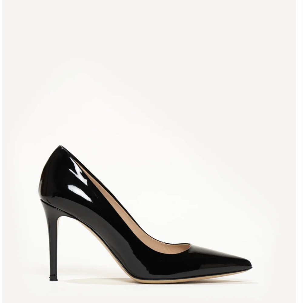 EUC M. Gemi Esatto 90mm Heel in Black Patent Leather (size 37.5)